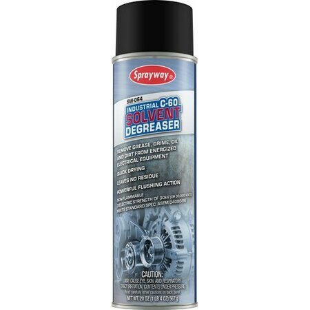 SPRAYWAY Industrial C-60 Solvent Degreaser, 20oz SW064-1